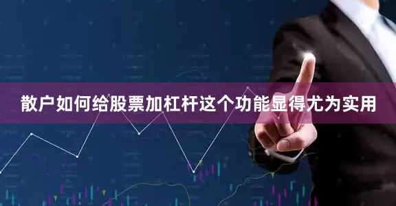 散户如何给股票加杠杆这个功能显得尤为实用