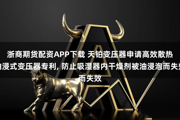 浙商期货配资APP下载 天铂变压器申请高效散热油浸式变压器专利, 防止吸湿器内干燥剂被油浸泡而失效