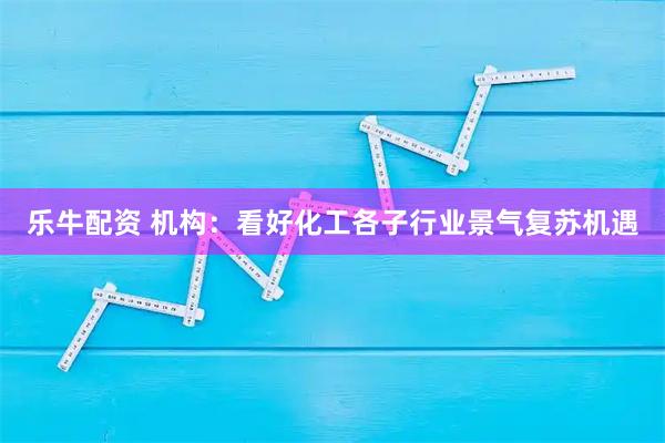 乐牛配资 机构：看好化工各子行业景气复苏机遇